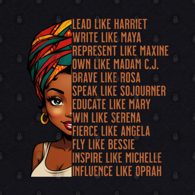 Women of Black History, Powerful Black Women, Black History by UrbanLifeApparel