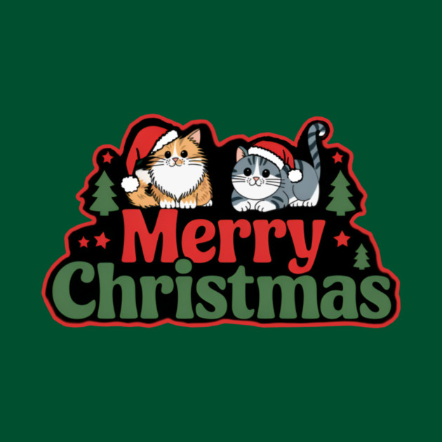Merry Christmas with Cats by Pete the Cat Guy