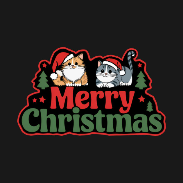 Merry Christmas with Cats by Pete the Cat Guy