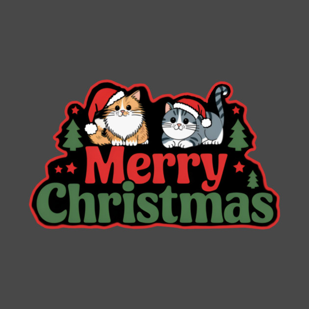 Merry Christmas with Cats by Pete the Cat Guy