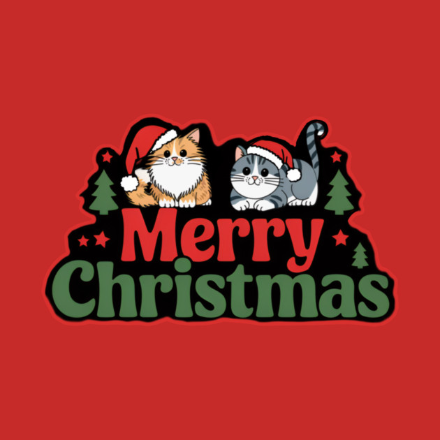 Merry Christmas with Cats by Pete the Cat Guy