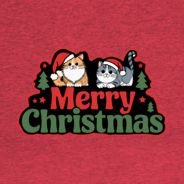 Merry Christmas with Cats by Pete the Cat Guy