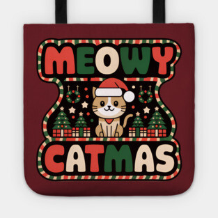 MEOWY CATMAS Tote