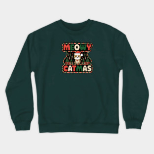 MEOWY CATMAS Crewneck Sweatshirt