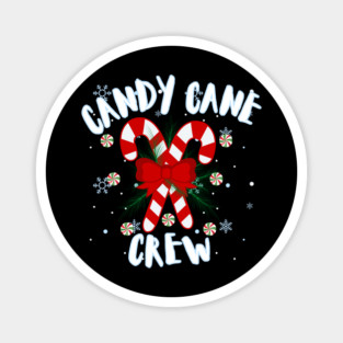 Candy Cane Crew Christmas Sweets Magnet