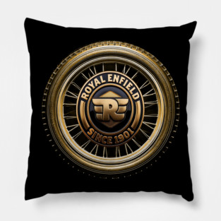 Royal Enfield Motorbikes Pillow
