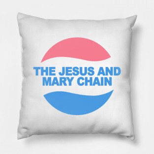 The Jesus And Mary Chain / 90s Style Logo Design Pillow