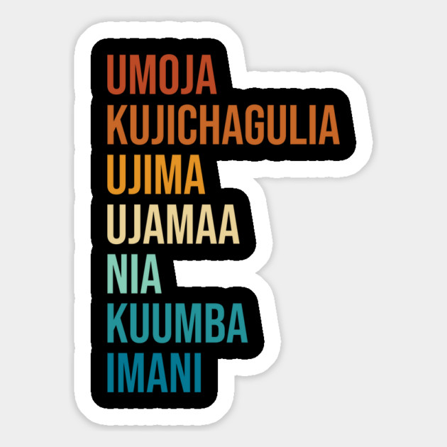Principles of Kwanzaa Magnet by UrbanLifeApparel