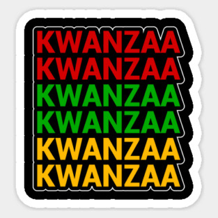 Kwanzaa Pan African Colors Magnet