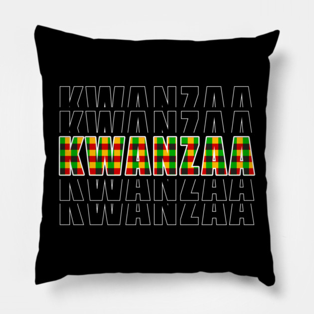 Kwanzaa Pan African Pillow by UrbanLifeApparel