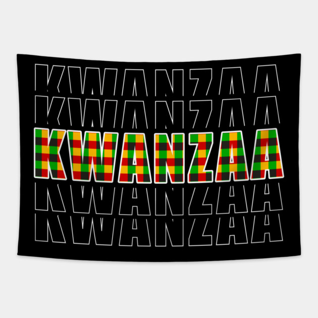 Kwanzaa Pan African Tapestry by UrbanLifeApparel
