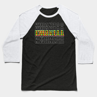 Kwanzaa Pan African Baseball T-Shirt