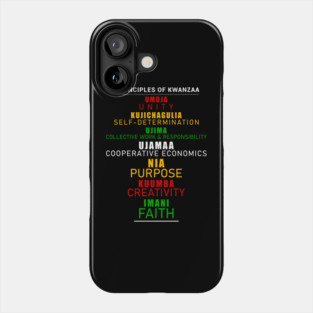 7 Principles of Kwanzaa Phone Case