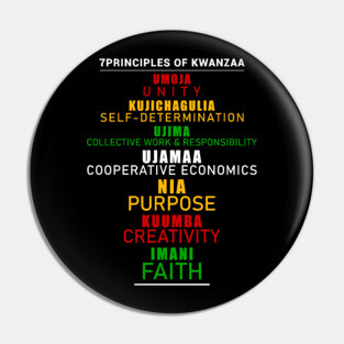 7 Principles of Kwanzaa Pin