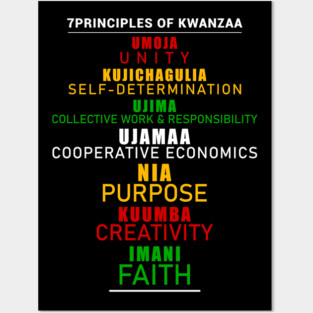 7 Principles of Kwanzaa Posters and Art