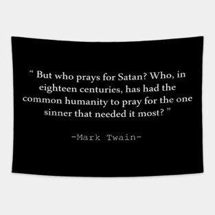 Mark Twain Quote Tapestry