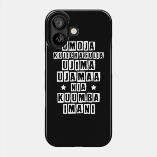 Kwanzaa Principles Phone Case