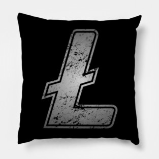 Litecoin // Crypto Currency // LTC Pillow