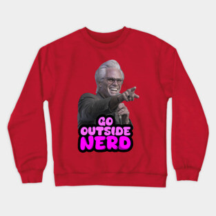 Comedy - Go Outside Nerd Crewneck Sweatshirt