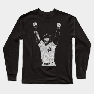 Derek Jeter Vintage Long Sleeve T-Shirt