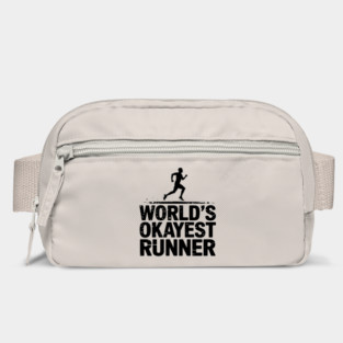 World's Okayest Runner Jogging Fitness Sarcasm Bag