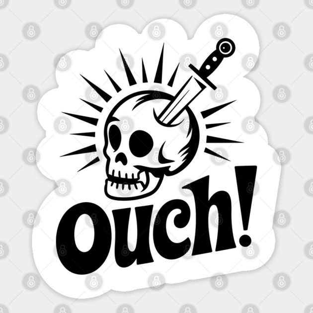 Ouch! Pain Accident Humor Meme Sticker by Anticorporati