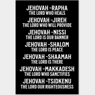 Jehovah - Names of God Posters and Art