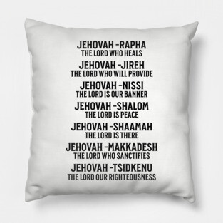 Jehovah - Names of God Black Pillow