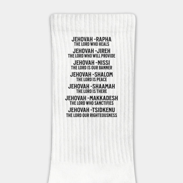 Jehovah - Names of God Black by UrbanLifeApparel