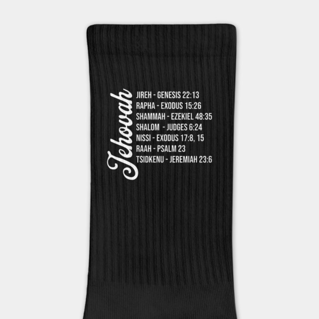 Jehovah - Names and Bible Verses by UrbanLifeApparel