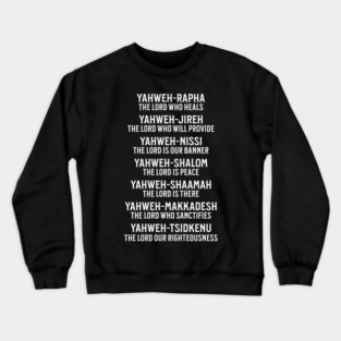 Yahweh - Names of God Crewneck Sweatshirt