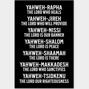 Yahweh - Names of God Posters and Art