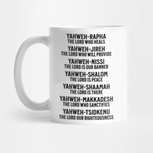 Yahweh - Names of God Black Mug