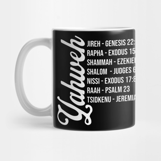 Yahweh - Names and Bible Verses by UrbanLifeApparel