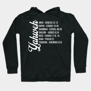 Yahweh - Names and Bible Verses Hoodie