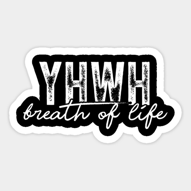 YHWH - Breath of Life Magnet by UrbanLifeApparel