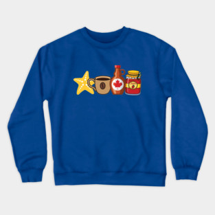 Starfish and Coffee Crewneck Sweatshirt