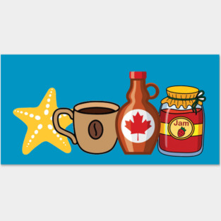 Starfish and Coffee Posters and Art