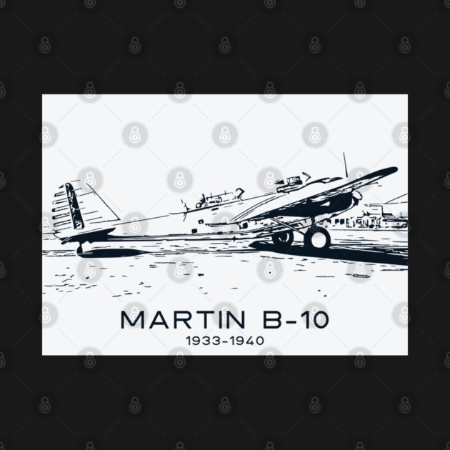 Martin B-10 1933-1940 Monoplane Bomber by Lakeric