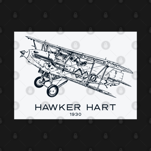 Hawker Hart 1930 British Biplane Light Bomber by Lakeric