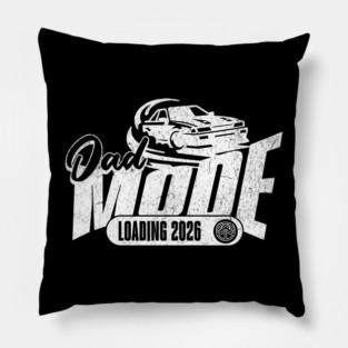 New Dad To Be Dad Mode Loading 2026 Racing Car Dad Racer Pillow