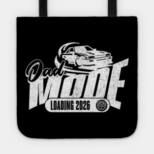New Dad To Be Dad Mode Loading 2026 Racing Car Dad Racer Tote