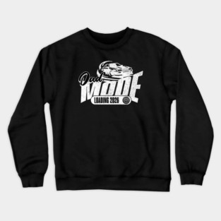 New Dad To Be Dad Mode Loading 2026 Racing Car Dad Racer Crewneck Sweatshirt