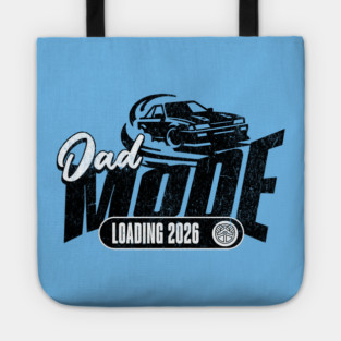 New Dad To Be Dad Mode Loading 2026 Racing Car Dad Racer Tote