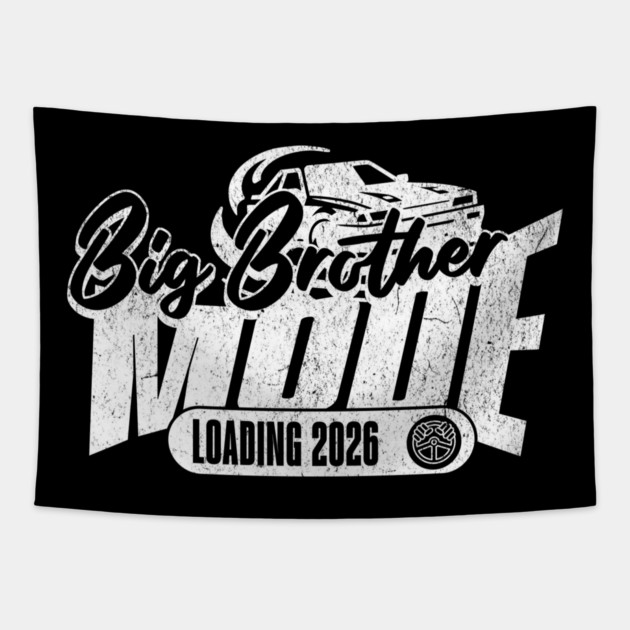 New Big Brother Mode Loading 2026 Love Racing Car Fan Tapestry by Yesteeyear