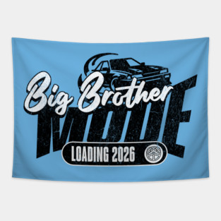New Big Brother Mode Loading 2026 Love Racing Car Fan Tapestry