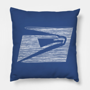 USPS Back the Blue Pillow