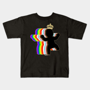 Rainbow King cake baby Kids T-Shirt