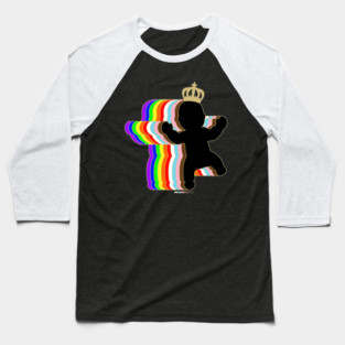 Rainbow King cake baby Baseball T-Shirt