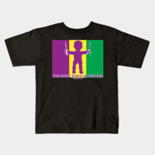 Knife stays in the box Kids T-Shirt